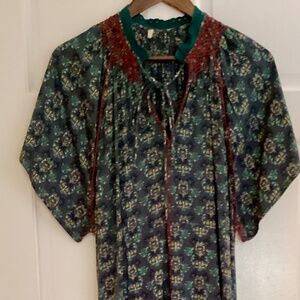 NATURAL LIFE  MAXI DRESS LARGE 48 inches long